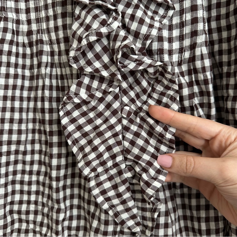 Madewell Ruffled Pintuck Top - Picture 4 of 10